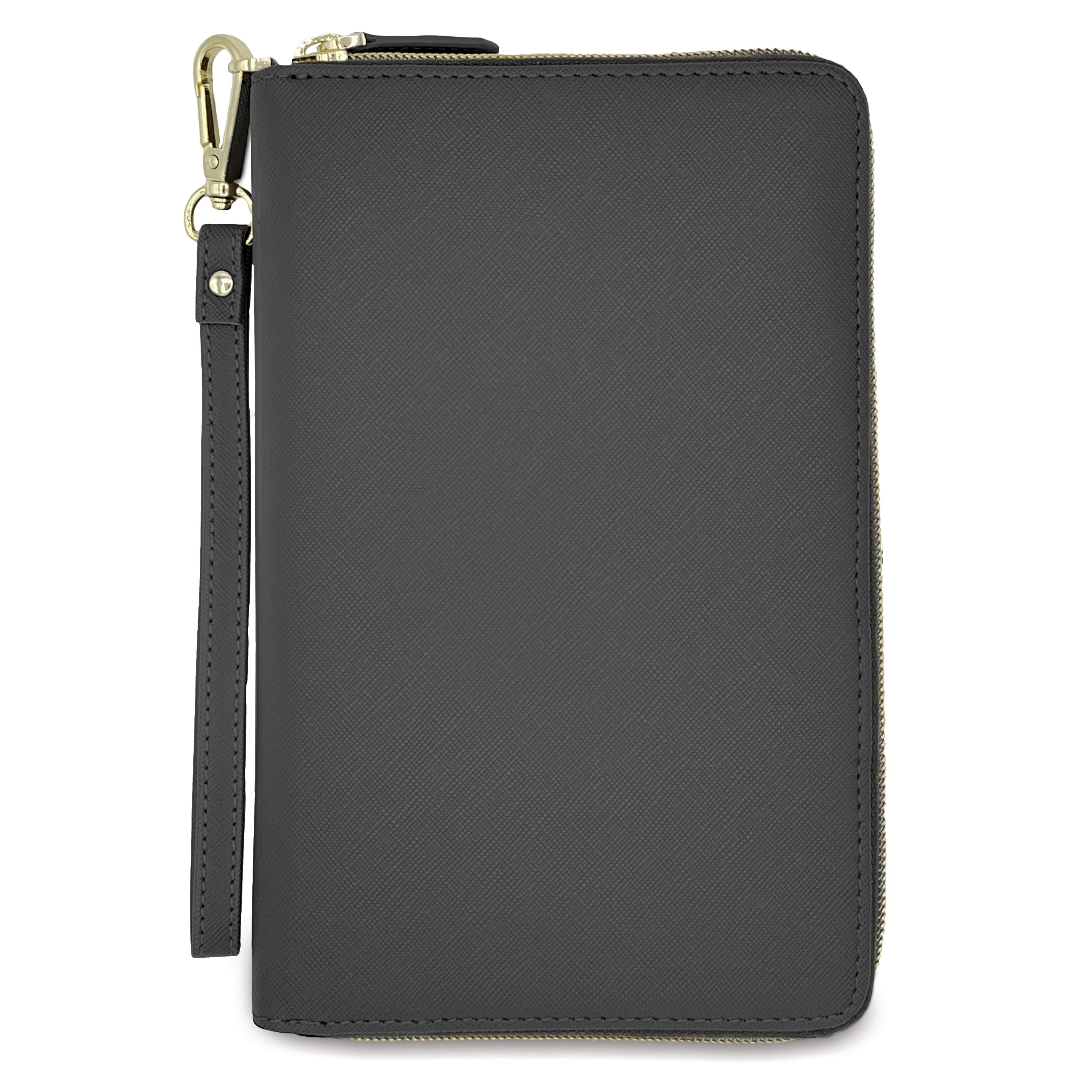 LEATHER BUDGET ENVELOPE WALLET BLACK